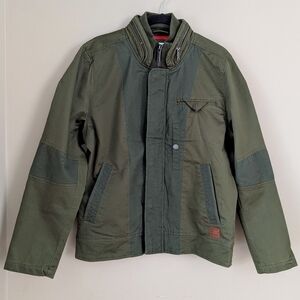 CHEVIGNON Light Jacket Men's Military Field Utility Cotton Olive Green Size M*